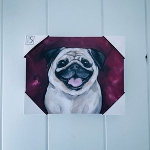 NIP Pug Painting